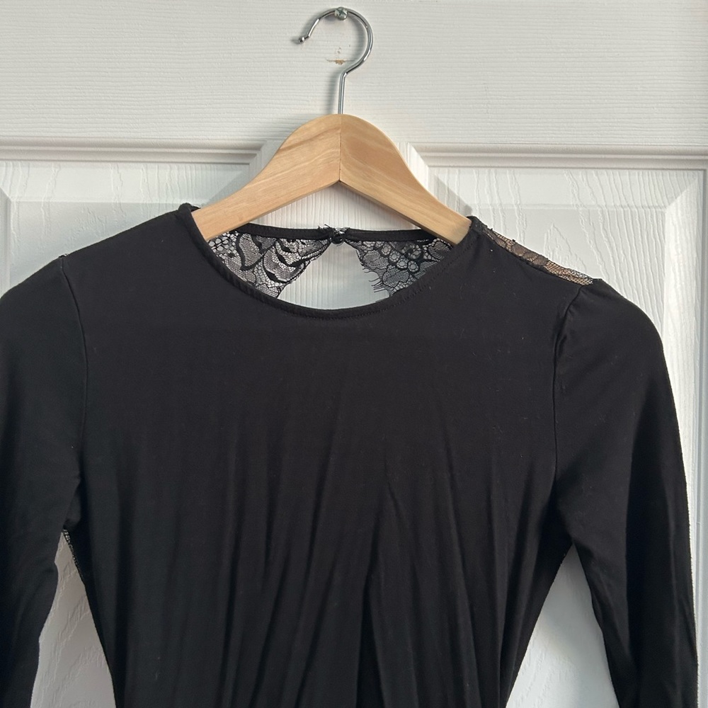 Shein backless mini dress. Color: Black. Size: XS - Picture 2 of 5